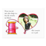 Red Thread Valentine or Lunch box love note Business Card