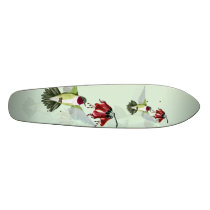 Red Throated Hummingbird Skateboard