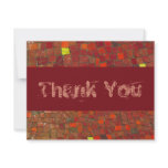 Red Tile Thank You invitations