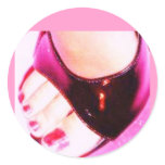 RED TOES stickers