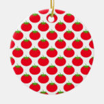 Red Tomato Pattern. ornaments