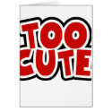 Red Too Cute cards