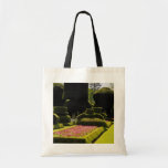 Red Topiary garden, Levens Hall, Cumbria, England Tote Bag