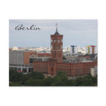 red town hall postcards
