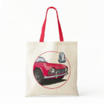 Red TR4 Canvas Bag