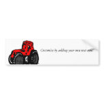Red Tractor Customise your own bumper sticker