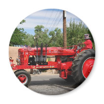 Red Tractor Magnet
