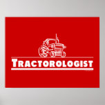 Red Tractor, Tractorologist Poster