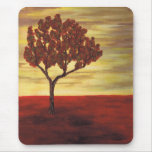 Red Tree Mouse Pad