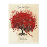 Red Tree Wedding Save The Date