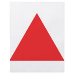red triangle icon personalized flyer
