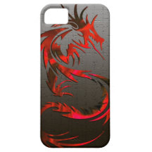 red tribal dragon phone case iPhone 5 case
