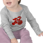 Red Tricycle 1st Birthday T Shirt