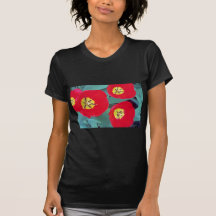 Red Tulip flowers Tees