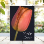 Red Tulip Happy Easter Greeting Cards