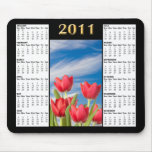 Red Tulips 2011 Calendar Mousepad