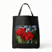 Red Tulips Tote Bag