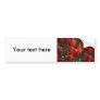 Red Tulips Bumper Sticker