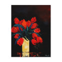 red tulips bunch postcards