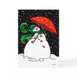 RED UMBRELLA CARD