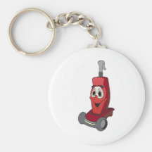 Red Vacuum Cleaner Key Chains