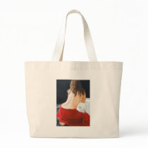 Red Velvet Canvas Bag