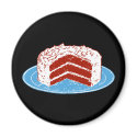 Red Velvet Cake magnets