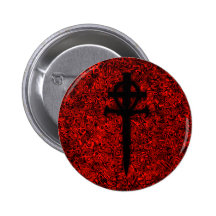 Red velvet pinback buttons