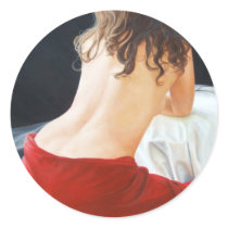 Red Velvet Round Sticker