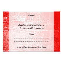 Red Wall. Digital Art. Custom Invites