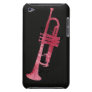 Red Watercolor Trumpet Barely There Ipod Cover