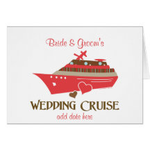 Red Wedding Cruise Card