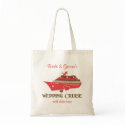 Red Wedding Cruise Tote Bag Customisable