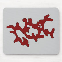Red Weedaula Mousepad