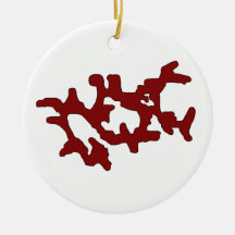 Red Weedaula Ornament
