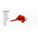 Red Weimaraner Business Card business cards