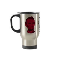 Red, White, and Blue Abraham Lincoln Mug