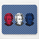 Red, White, and Blue -- Andrew Jackson Mousepads