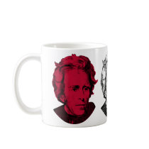 Red, White, and Blue -- Andrew Jackson Mugs
