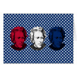 Red, White, and Blue -- Andrew Jackson with Stars Greeting Card