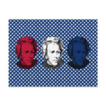 Red, White, and Blue -- Andrew Jackson with Stars Post Cards