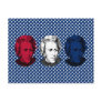 Red, White, and Blue -- Andrew Jackson with Stars Post Cards