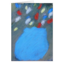 Red, White and Blue Flower Explosion Notecards!