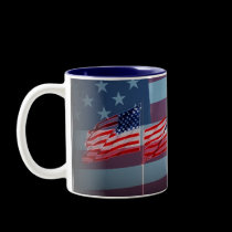 "Red White And Blue" mugs