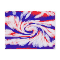 red white and blue post cards