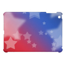 Red White and Blue Star Background iPad Mini Cases