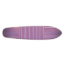Red, White and Blue Stripes. Skate Decks