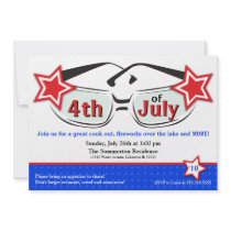 Red White and Blue Sunglasses Invitation