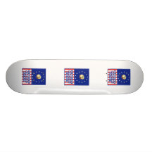Red White And Blue Wine Brewer Skateboard Deck