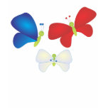 Red, White and Butterflies t-shirts